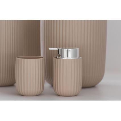 WENKO 25184100 - Šķidro ziepju dozators AGROPOLI 250 ml bēšs