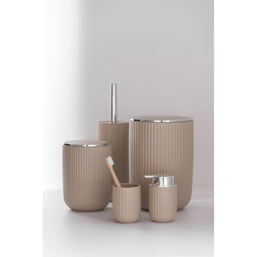 WENKO 25184100 - Šķidro ziepju dozators AGROPOLI 250 ml bēšs