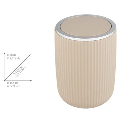 WENKO 25186100 - Grozs AGROPOLI 14,5x20 cm bēšs