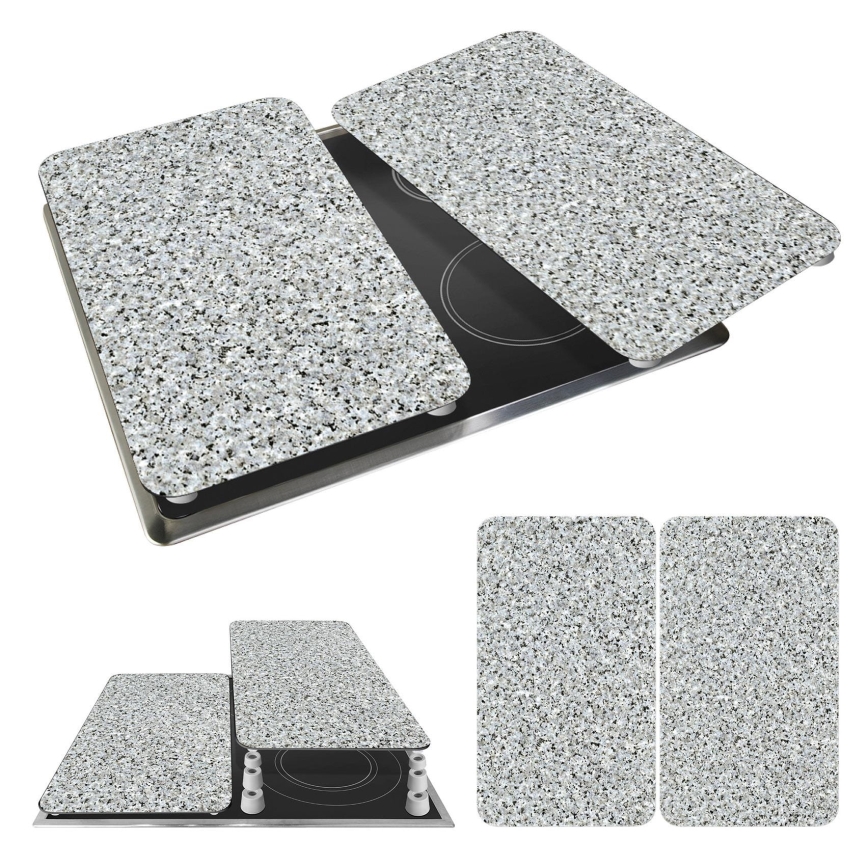 WENKO 2521120500-Pārsegs plāksnei ABDECKPLATTE - NEUTRAL 30x52 cm granīts/daudzkrāsains