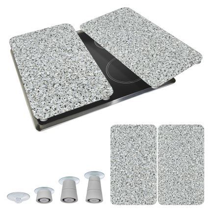 WENKO 2521120500-Pārsegs plāksnei ABDECKPLATTE - NEUTRAL 30x52 cm granīts/daudzkrāsains