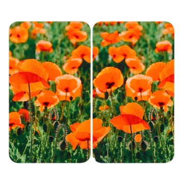 WENKO 2521434500-Pārsega plāksne - Puķe/Augs 30x52 cm daudzkrāsaina