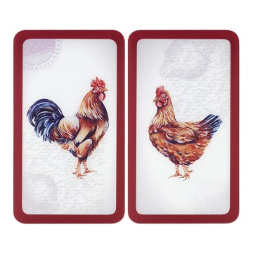 WENKO 2521471500 - Pārsega plāksne ABDECKPLATTE - GRAFIK 30 x 52 cm krāsaina