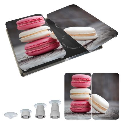 WENKO 2521496100 - Vāks plīts virsmai 52x30 cm daudzkrāsains/pelēgs/caurspīdīgs