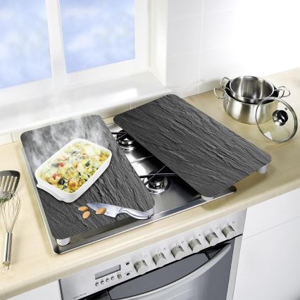 WENKO 2521499800 - Aizsargplāksnes SLATE 52x40 cm daudzkrāsainas/pelēkas/caurspīdīgas