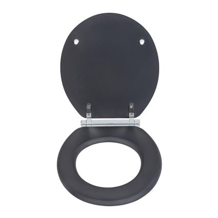 WENKO 25218100-WC tualetes sēdeklis MORRA 35x42 cm antracīts/sudrabs