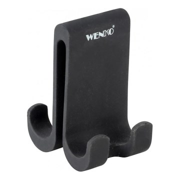 WENKO 25229100-Āķis VERNA DUO 5x9,5 cm melns