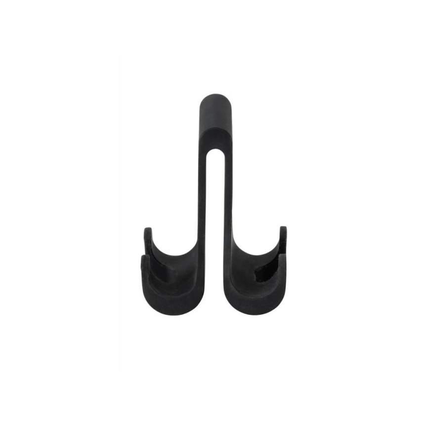 WENKO 25229100-Āķis VERNA DUO 5x9,5 cm melns