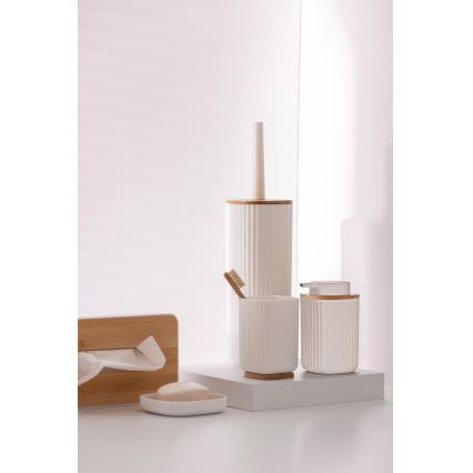 WENKO 25293100 - Krūzīte ROTELLO 8,5x11 cm balta/brūna