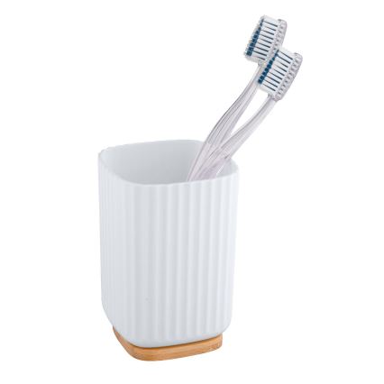 WENKO 25293100 - Krūzīte ROTELLO 8,5x11 cm balta/brūna
