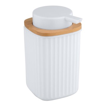 WENKO 25294100 - Šķidro ziepju dozators ROTELLO 8,9x12,7 cm balta/brūna