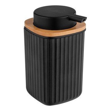 WENKO 25298100 - Ziepju dozators ROTELLO 8,9x12,7 cm melns/brūns