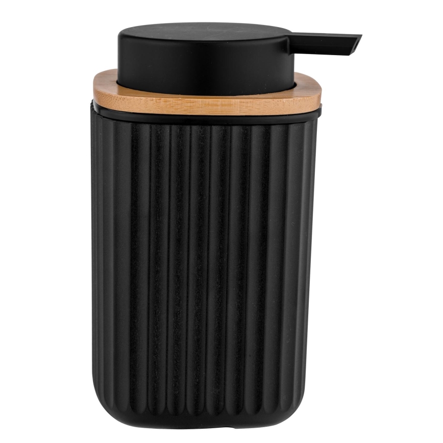 WENKO 25298100 - Ziepju dozators ROTELLO 8,9x12,7 cm melns/brūns