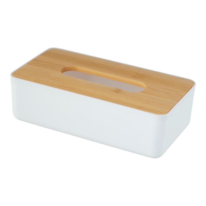 WENKO 25318100 - Kosmētikas kaste ROTELLO 24x12,7 cm balta/brūna