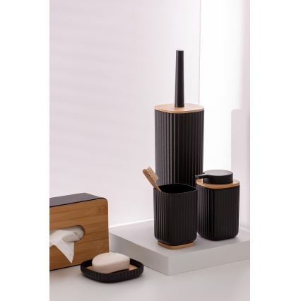 WENKO 25319100 - Kosmētikas kaste ROTELLO 24x12,7 cm melna/brūna