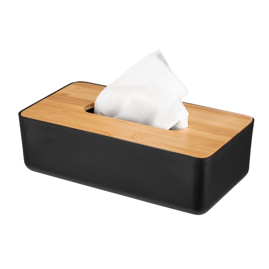WENKO 25319100 - Kosmētikas kaste ROTELLO 24x12,7 cm melna/brūna