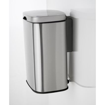 WENKO 25336100 - Sudraba krāsas grozs SARE 21,5x29,5 cm
