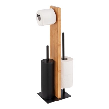 WENKO 25376100 - WC komplekts LESINA 18x69 cm brūns/melns