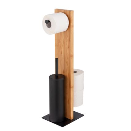 WENKO 25376100 - WC komplekts LESINA 18x69 cm brūns/melns