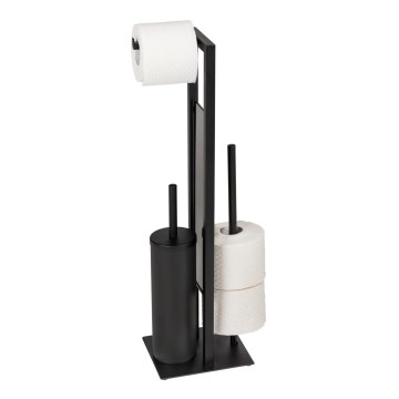 WENKO 25400100 - WC birste RIVALTA 18x70 cm melna