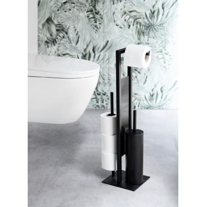 WENKO 25400100 - WC birste RIVALTA 18x70 cm melna