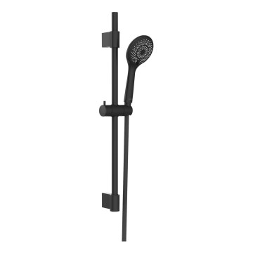 WENKO 25453100 - Dušas komplekts ūdens taupīšanas sistēma 70 cm melns