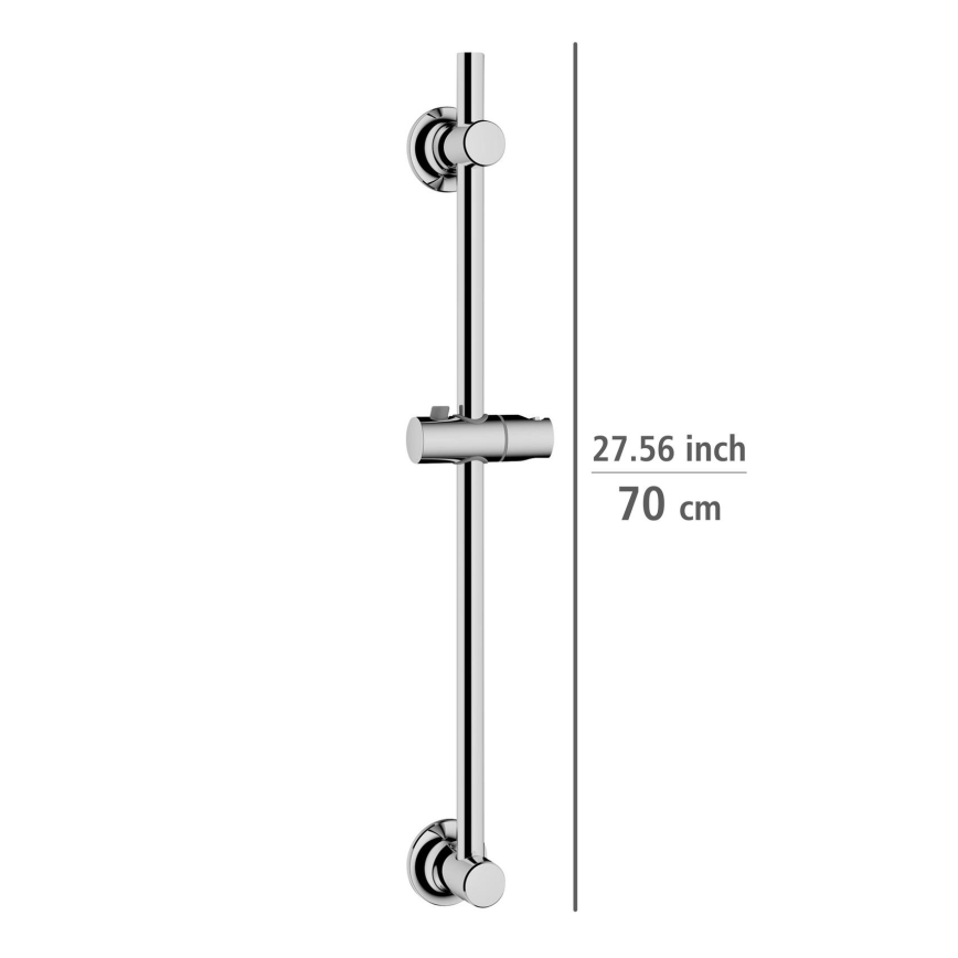 WENKO 25462100 - Dušas stienis LIBERTÀ 70 cm, spīdīgs hroms
