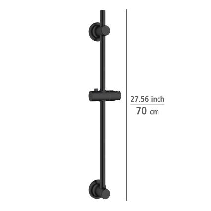 WENKO 25463100 - Dušas stienis LIBERTÀ 70 cm melns