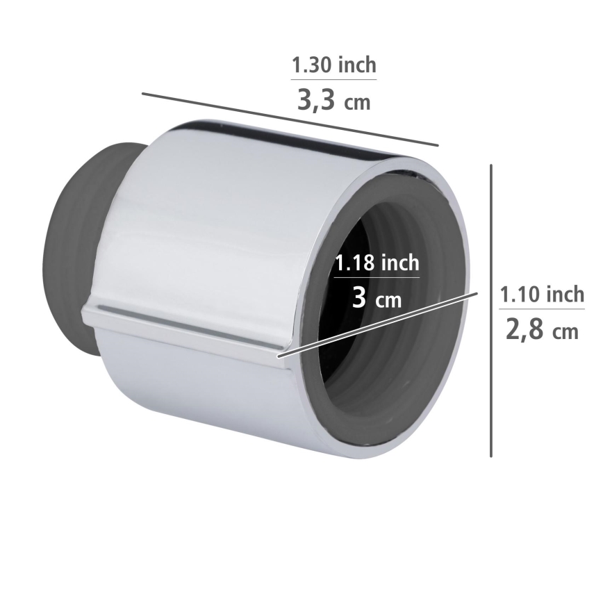 WENKO 25480100 – Ūdens taupīšanas sistēmas regulators, sudraba krāsā