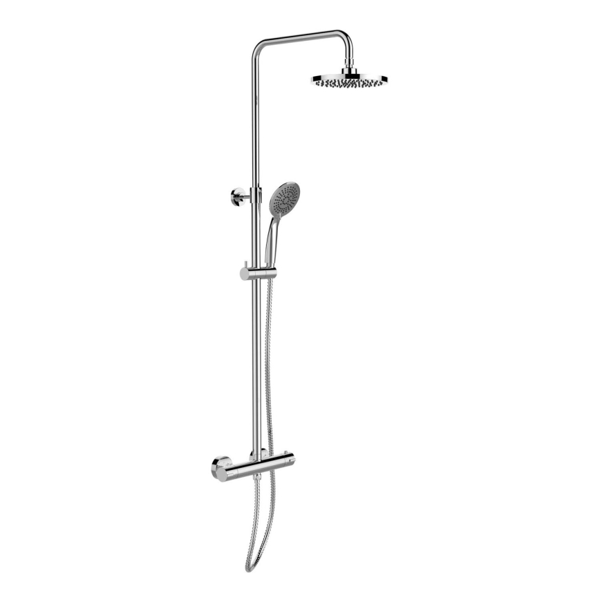 WENKO 25483100 - Dušas sistēma WATERSAVING SYSTEM, 120 cm, spīdīga hroma apdare