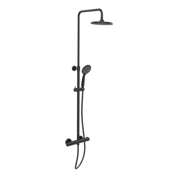 WENKO 25484100 - Dušas sistēma WATERSAVING SYSTEM 12x120 cm melna