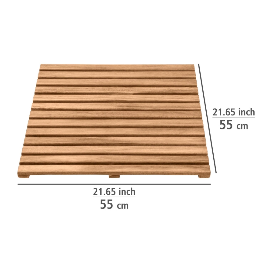 WENKO 25522100 - Durvju paklājs ACACIA 55x55 cm brūns