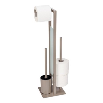 WENKO 25553100 - WC birste RIVALTA 18x70 cm bēša/melna