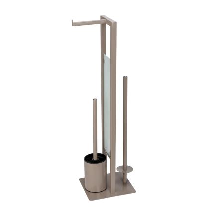 WENKO 25553100 - WC birste RIVALTA 18x70 cm bēša/melna