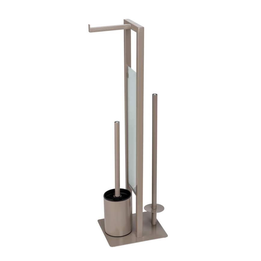 WENKO 25553100 - WC birste RIVALTA 18x70 cm bēša/melna