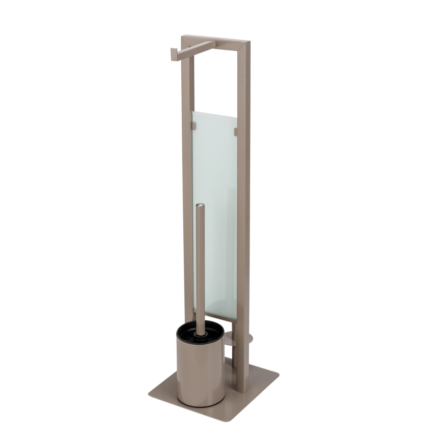 WENKO 25553100 - WC birste RIVALTA 18x70 cm bēša/melna