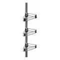 WENKO 25556100-Stūra plaukts PURIO 35,5x280 cm sudraba/pelēka