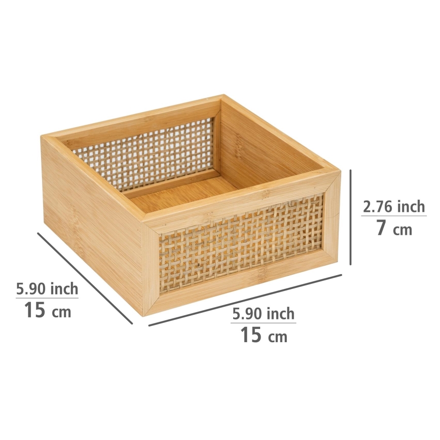 WENKO 25601100 - Vannas paliktnis ALLEGRE 15x7 cm brūns