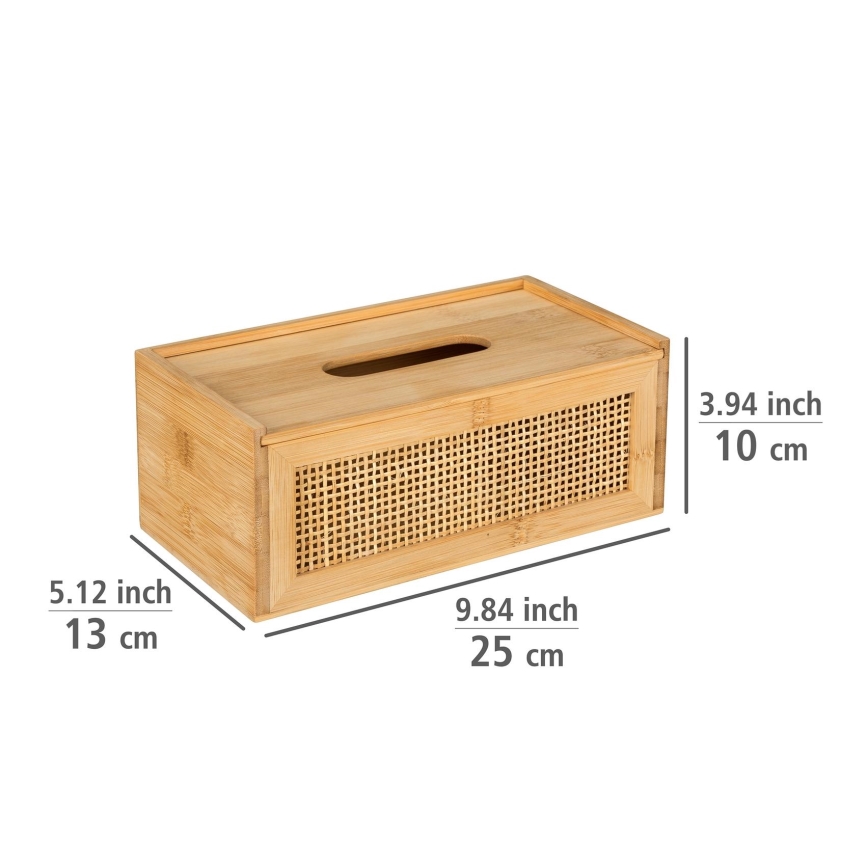 WENKO 25607100 - ALLEGRE salvešu kaste 25x13 cm brūna