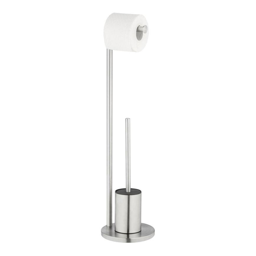 WENKO 25676100 - WC komplekts FERLA 18x69,5 cm nerūsējošā tērauda, satīna apdare