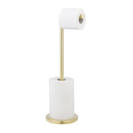 WENKO 25791100 - Tualetes papīra turētājs 21x55 cm zelta/sudraba