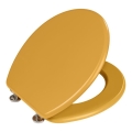 WENKO 25792100 - WC sēdeklis PRIMA 37x41 cm dzeltens/sudraba