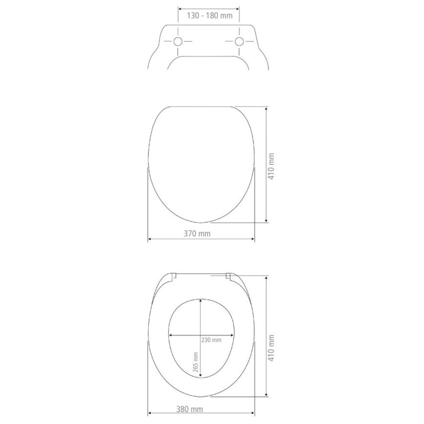 WENKO 25792100 - WC sēdeklis PRIMA 37x41 cm dzeltens/sudraba