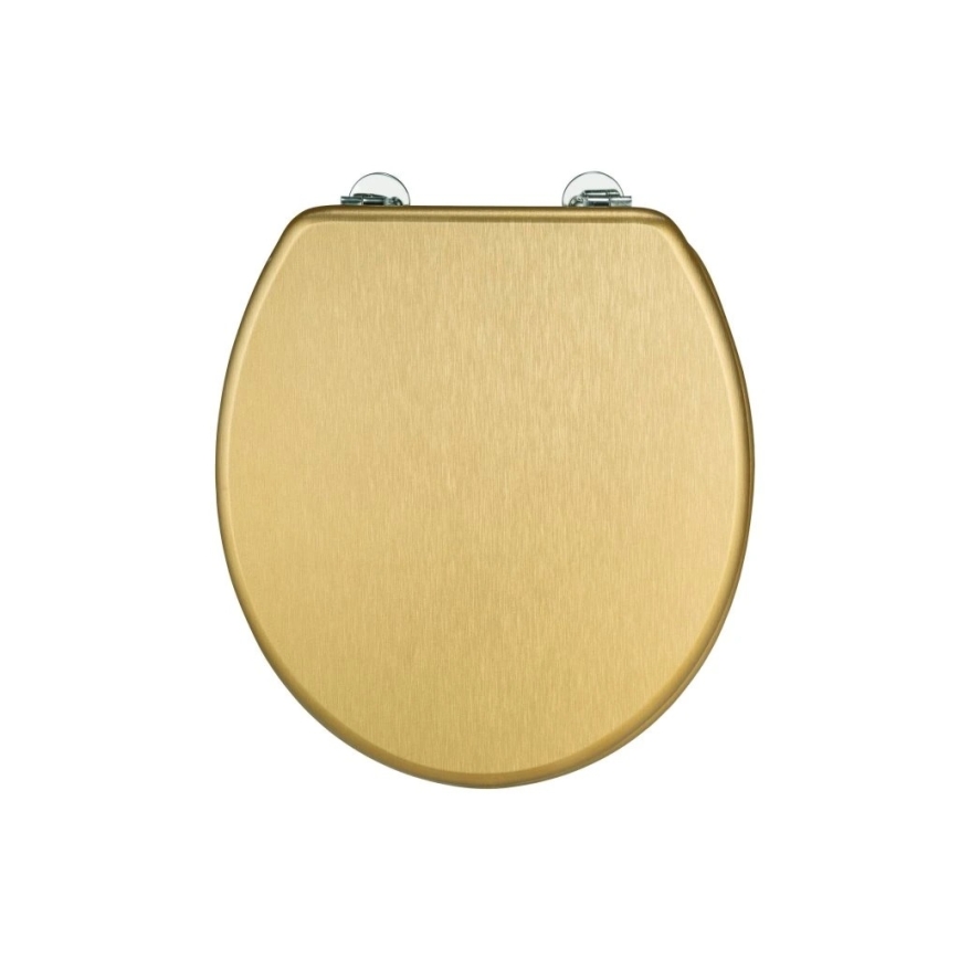 WENKO 26010100 - WC sēdeklis ALDENO 37x41 cm zelta/sudraba