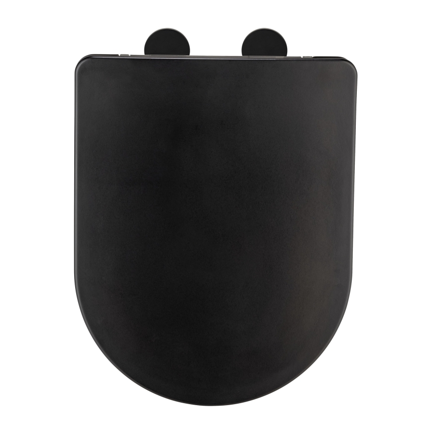 WENKO 26029100 - WC sēdeklis GALATI 46x36 cm melns