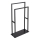 WENKO 26056100 - Dvieļu statīvs RIVALTA 46x80 cm nerūsējošā tērauda/melns