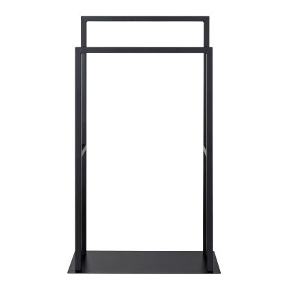 WENKO 26056100 - Dvieļu statīvs RIVALTA 46x80 cm nerūsējošā tērauda/melns