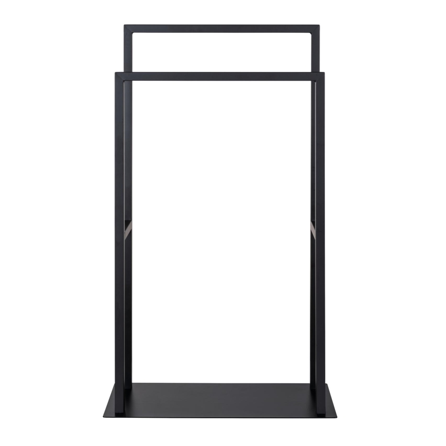 WENKO 26056100 - Dvieļu statīvs RIVALTA 46x80 cm nerūsējošā tērauda/melns