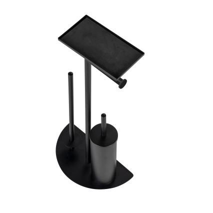 WENKO 26060100 - WC komplekts COSENZA 32,5x72 cm melns