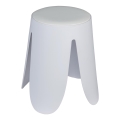 WENKO 26086100 - Taburete COMISO 44,5x46 cm balta